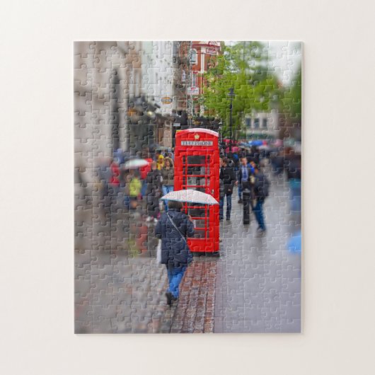 Typisch Londen - Vergeet de Umbrella Puzzle niet Legpuzzel (Verticaal)