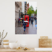 Typisch Londen - Vergeet het Umbrella Poster niet (Keuken)