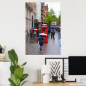 Typisch Londen - Vergeet het Umbrella Poster niet (Thuiskantoor)