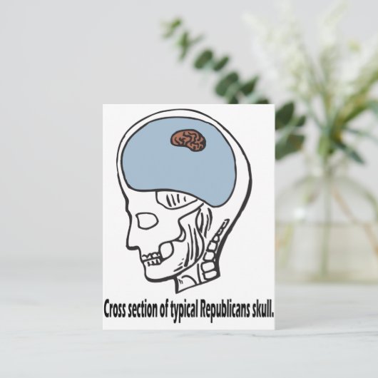 Typisch republikein briefkaart (Staand voorkant)