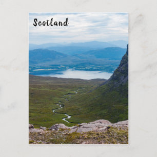 Typisch Schots Hoogland landschap - Schotland Briefkaart