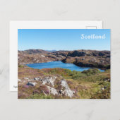 Typisch Schotse hooglandschap - Schotland Briefkaart (Voorkant / Achterkant)