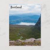 Typisch Schotse hooglandschap - Schotland Briefkaart (Voorkant)