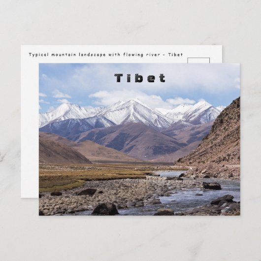 Typisch Tibetaans berglandschap Briefkaart (Voorkant / Achterkant)