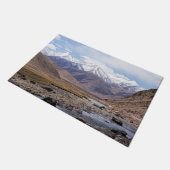 Typisch Tibetaans berglandschap Deurmat (Schuin)