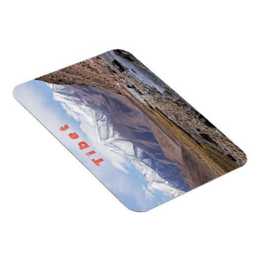 Typisch Tibetaans berglandschap Magneet (Rechterzijde)