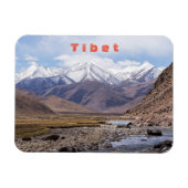 Typisch Tibetaans berglandschap Magneet (Horizontaal)