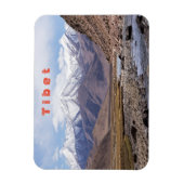 Typisch Tibetaans berglandschap Magneet (Verticaal)