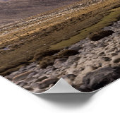 Typisch Tibetaans berglandschap Poster (Hoek)