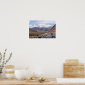 Typisch Tibetaans berglandschap Poster (Keuken)