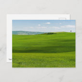 Typisch Toscaans Landschap met Heuvels - Italië Briefkaart (Voorkant / Achterkant)