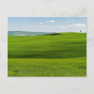 Typisch Toscaans landschap met heuvels - Italië Briefkaart