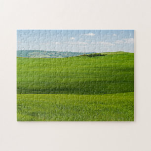 Typisch Toscaans landschap met heuvels - Italië Legpuzzel