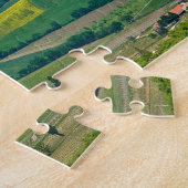 Typisch Toscaans landschap met heuvels - Italië Legpuzzel (Zijkant)