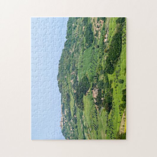 Typisch Toscaans landschap met heuvels - Italië Legpuzzel (Verticaal)