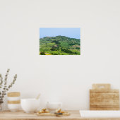 Typisch Toscaans landschap met heuvels - Italië Poster (Keuken)