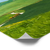 Typisch Toscaans Landschap Poster (Hoek)