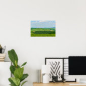 Typisch Toscaans Landschap Poster (Thuiskantoor)