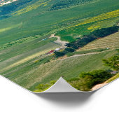 Typisch Toscaans Landschap Poster (Hoek)