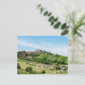 Typisch traditioneel dorp in Toscane - Italië Briefkaart (Staand voorkant)