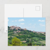 Typisch traditioneel dorp in Toscane - Italië Briefkaart (Voorkant / Achterkant)