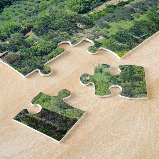 Typisch traditioneel dorp in Toscane - Italië Legpuzzel (Zijkant)