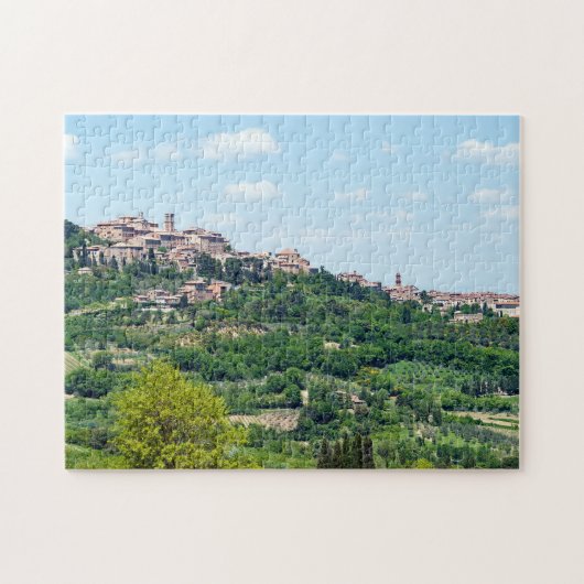 Typisch traditioneel dorp in Toscane - Italië Legpuzzel (Horizontaal)