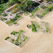 Typisch traditioneel dorp in Toscane - Italië Legpuzzel (Zijkant)