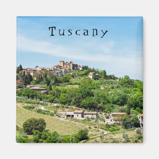 Typisch traditioneel dorp in Toscane - Italië Magneet (Voorkant)