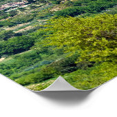 Typisch traditioneel dorp in Toscane - Italië Poster (Hoek)