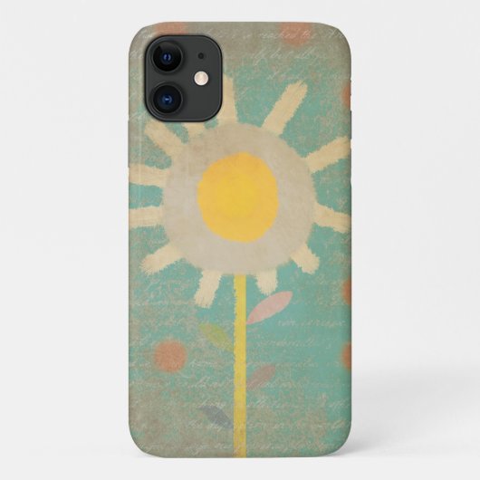 Typisch Turquoise Oude één Vloeiende Hoesje iphon (Achterkant)