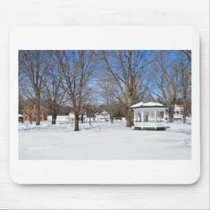 Typisch Vermont dorp in de winter Muismat