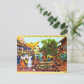Typisch voor Early Los Angeles - Olvera Street Briefkaart (Staand voorkant)