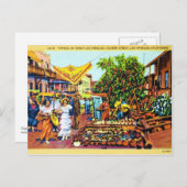 Typisch voor Early Los Angeles - Olvera Street Briefkaart (Voorkant / Achterkant)
