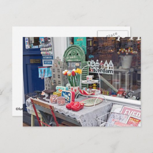 typische amsterdam briefkaart (Voorkant / Achterkant)