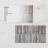 Typische azoreaanse deken visitekaartje (Voorkant / Achterkant)