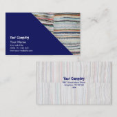 Typische azoreaanse deken visitekaartje (Voorkant / Achterkant)