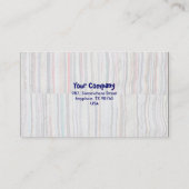 Typische azoreaanse deken visitekaartje (Achterkant)