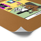 Typische Bevers Willen Uniek Grappig Poster (Hoek)