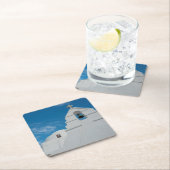 Typische gevlekte kerk kartonnen onderzetters (Insitu)