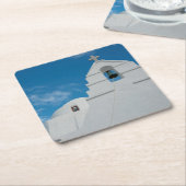 Typische gevlekte kerk kartonnen onderzetters (Schuin)