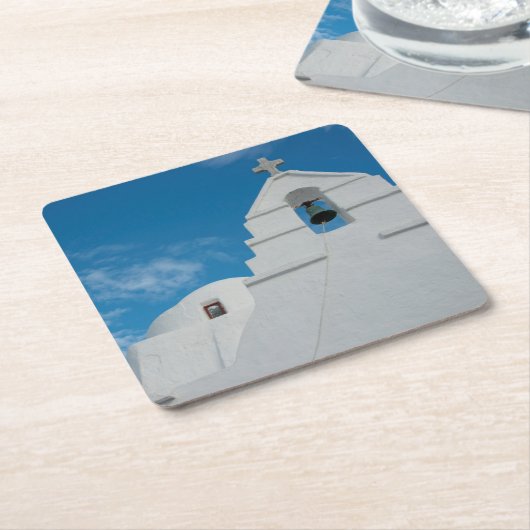 Typische gevlekte kerk kartonnen onderzetters (Schuin)