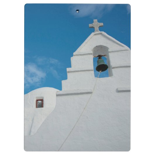 Typische gevlekte kerk klembord (Achterkant)