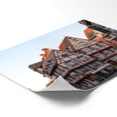 Typische huizen in Colmar Poster (Hoek)