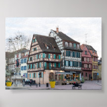 Typische huizen in Colmar