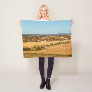 Typische landschappen voor de provincie Siena in T Fleece Deken