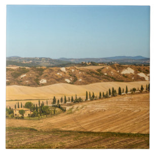 Typische landschappen voor de provincie Siena in T Tegeltje