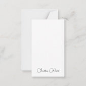 Typische naam elegant moderne verticale Sjabloon (Achterkant)