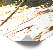 Typische plaatselijke vissersboten poster (Hoek)