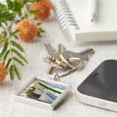 Typische plaatselijke vissersboten sleutelhanger (Zijkant)